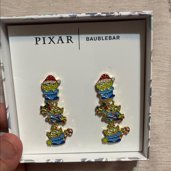BaubleBar Jewelry - Baublebar Disney Pixar Toy Story Christmas Aliens Dangle Earrings